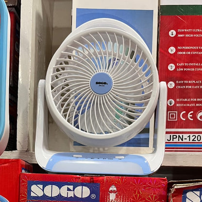 SOGO JPN-404 Rechargeable Fan Brushless Motor