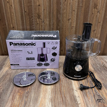 Panasonic Professional Kitchen Robot 5-in-1 Food Processor – 1.2L, 600W, Slice Shred & Chop (SG-2019A)