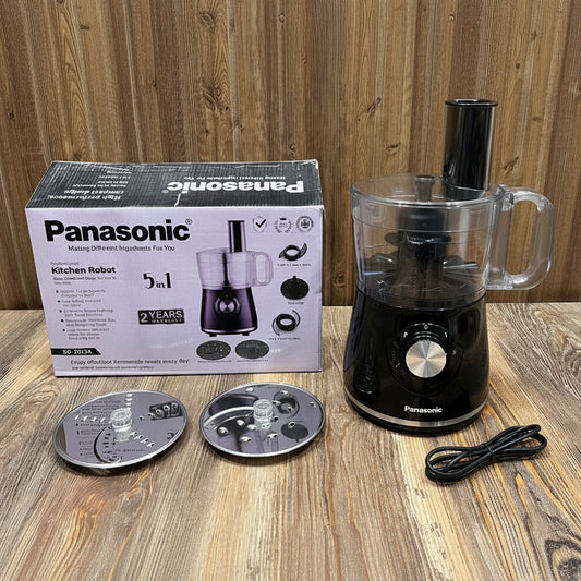 Panasonic Professional Kitchen Robot 5-in-1 Food Processor – 1.2L, 600W, Slice Shred & Chop (SG-2019A)