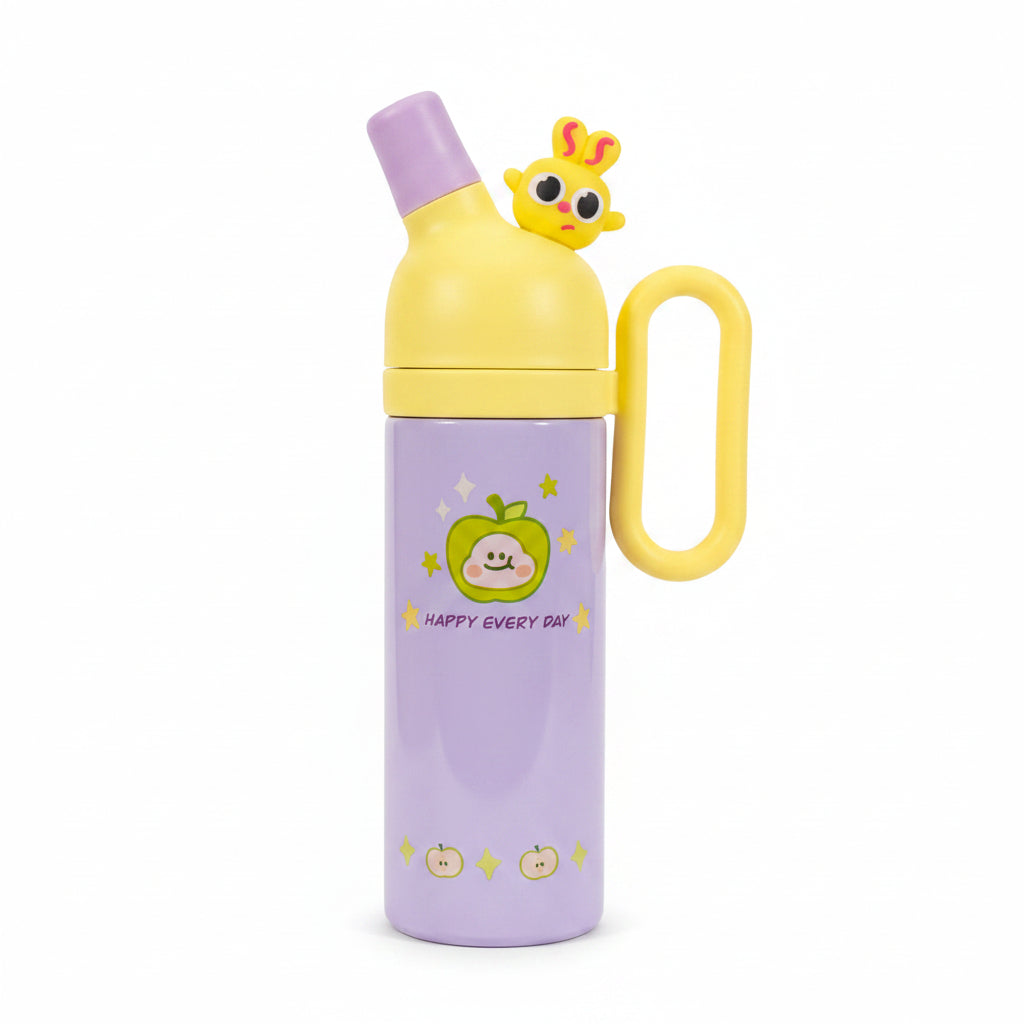 Kids Cute Cartoon Water Bottle – Leak-Proof BPA-Free Bottle for School & Travel