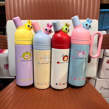 Kids Cute Cartoon Water Bottle – Leak-Proof BPA-Free Bottle for School & Travel