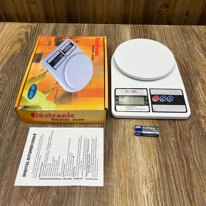 Digital Kitchen Scale SF-400 – 10kg Capacity, Precision Weighing with Tare Function