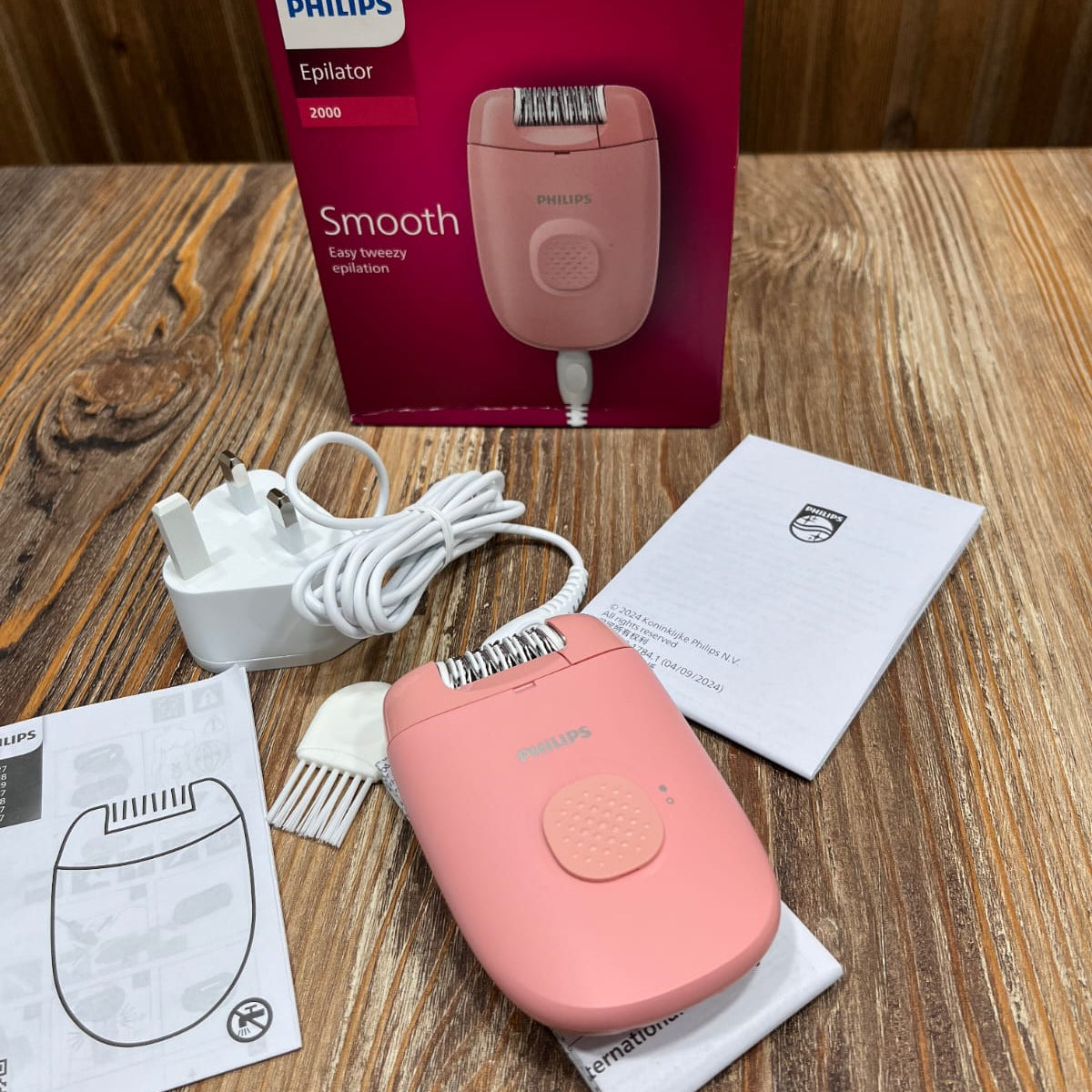 Phiilips Rechargeable Epilator , Corded Epilator for Legs, Hair Removal Device for Women.