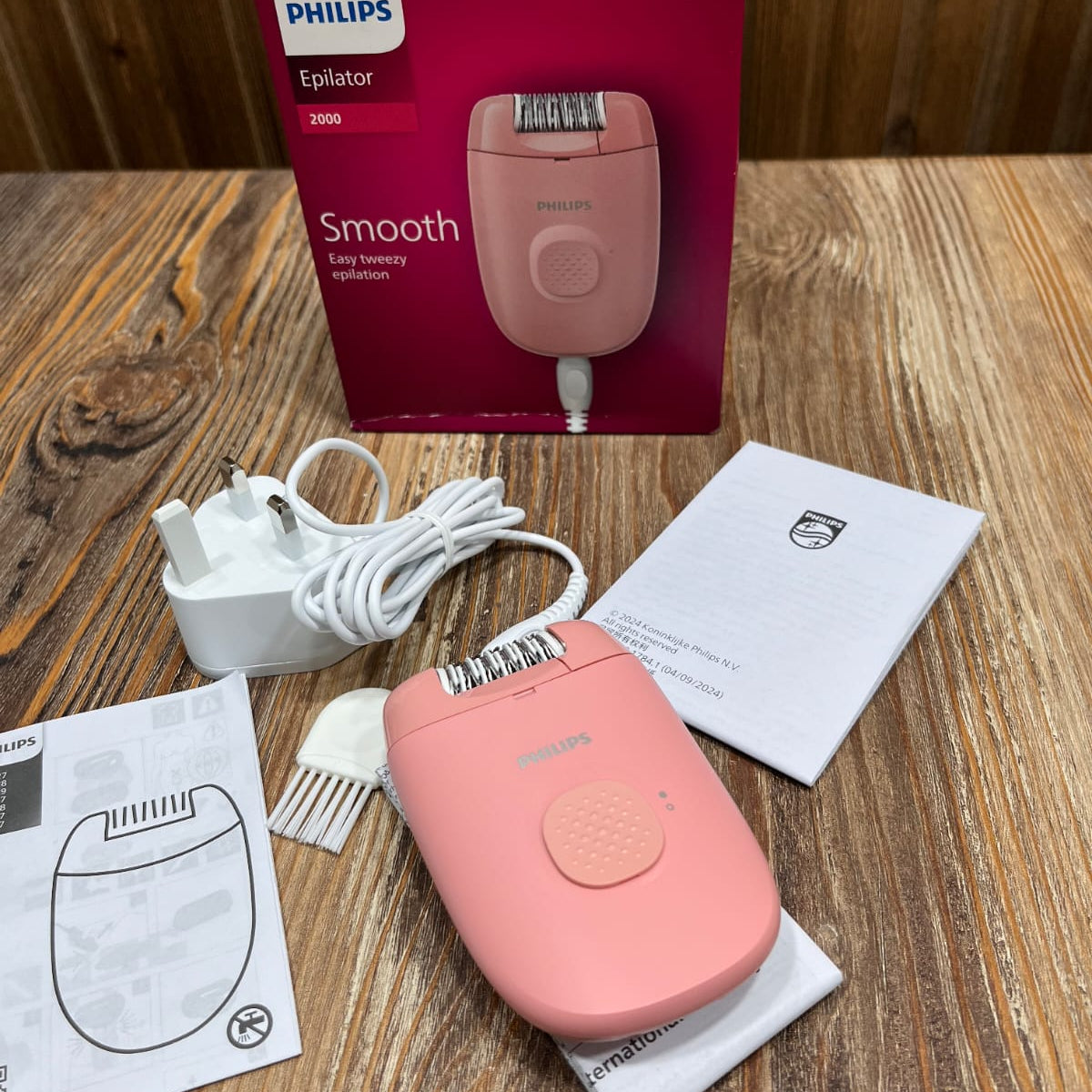 Phiilips Rechargeable Epilator , Corded Epilator for Legs, Hair Removal Device for Women.