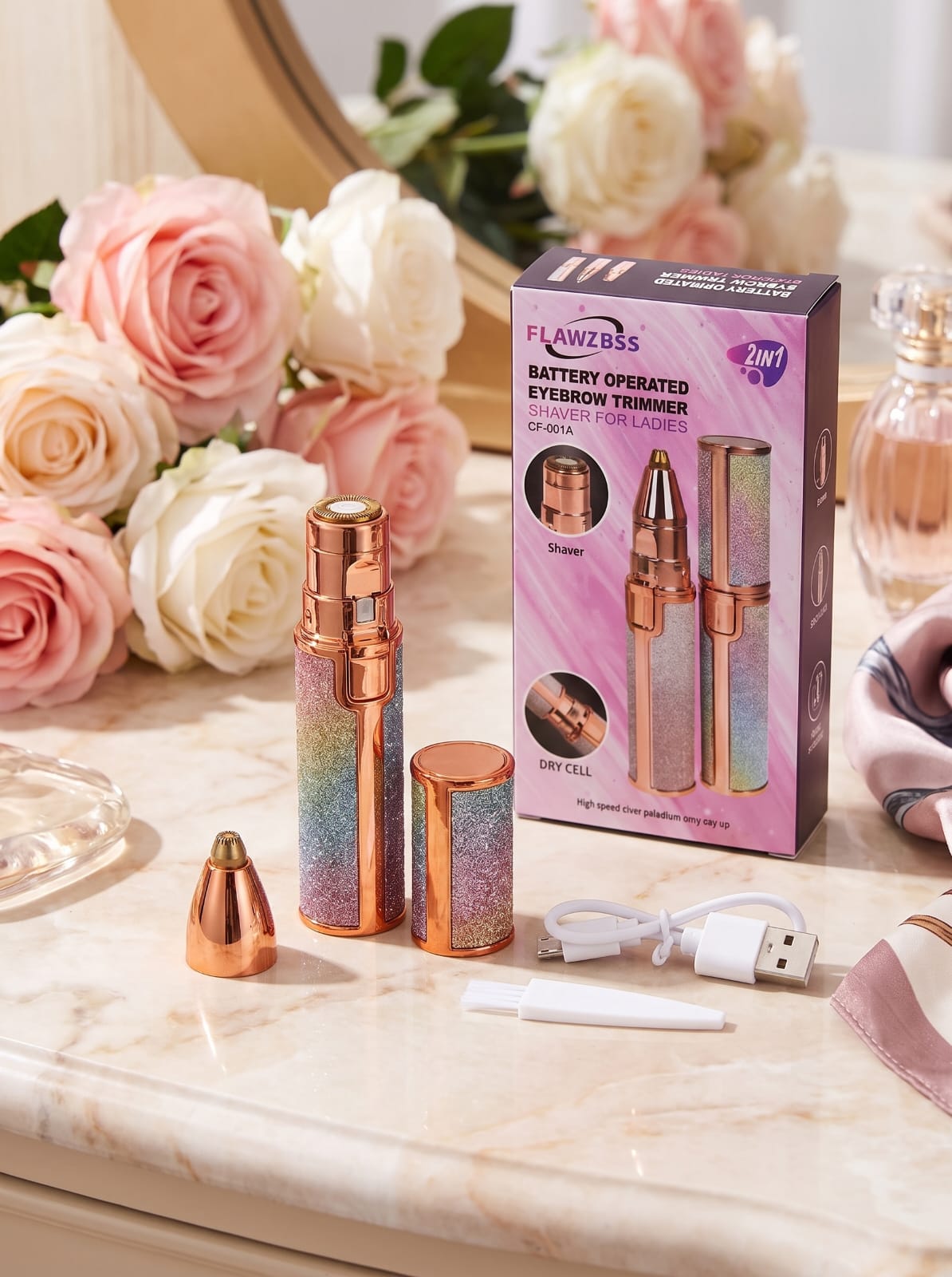 Ladies facial and eyebrows hair removal machine Rechargeable