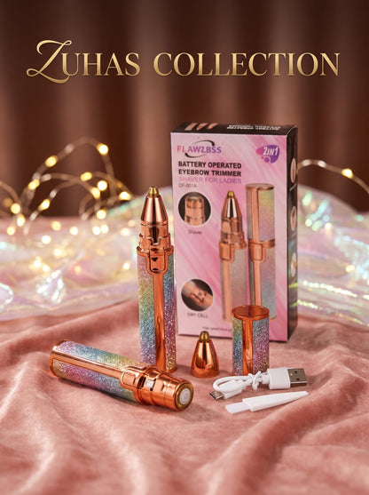 Ladies facial and eyebrows hair removal machine Rechargeable