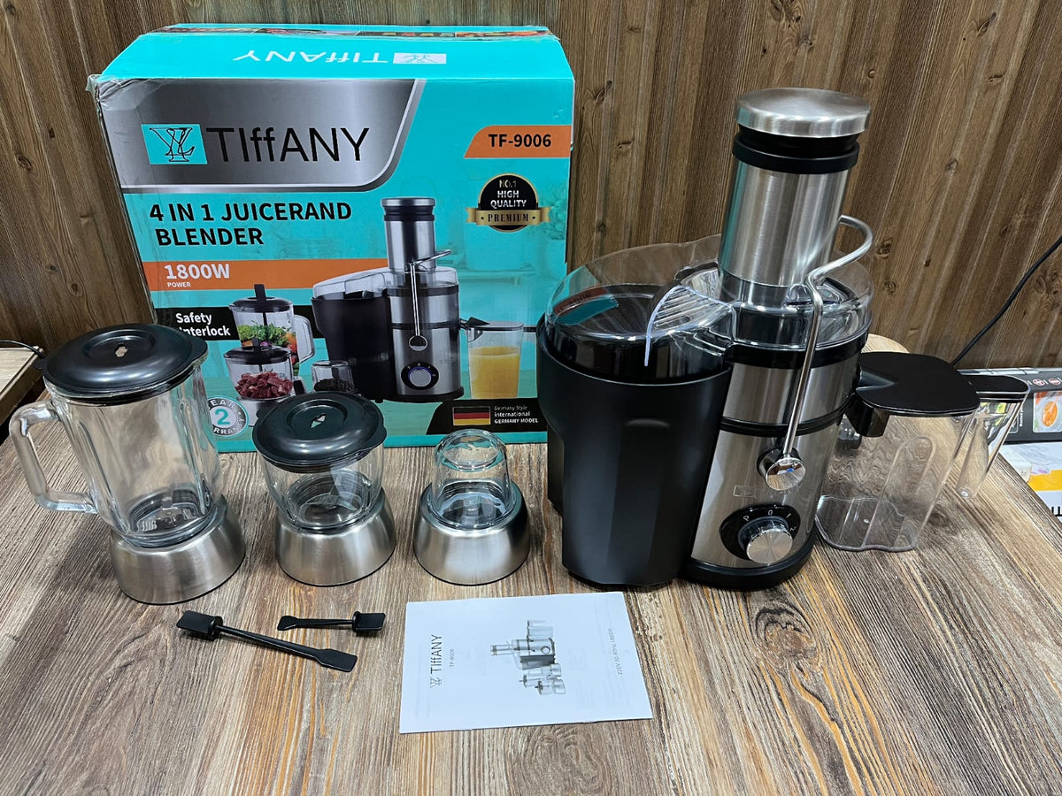 Tiffany TF-9006 4-in-1 Juicer Blender Grinder 1800W Germany Model