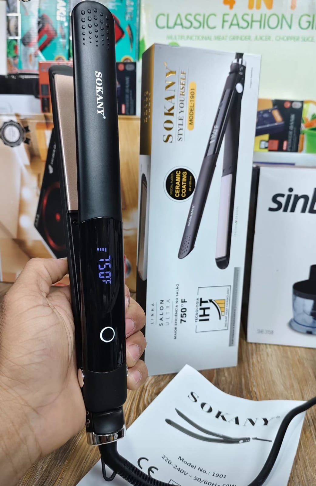 Sokany Professional Hair Straightener Model-1901