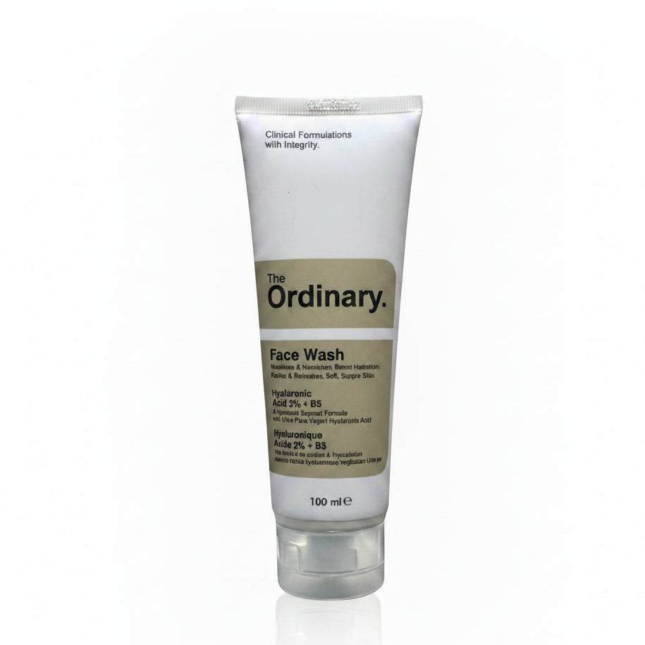 The Ordinary Hyaluronic Acid 2% + B5 face wash 100ml tube