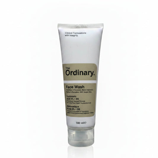 The Ordinary Hyaluronic Acid 2% + B5 face wash 100ml tube