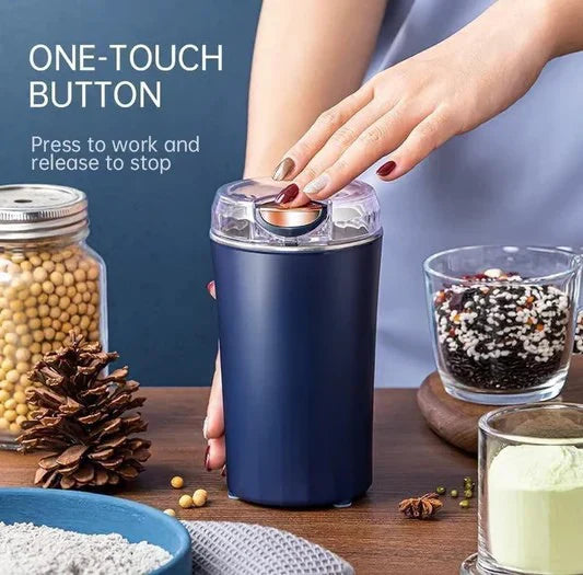 Kölax 300W Electric Coffee and Spice Grinder, Stainless Steel Blades, Portable Powder Grinder