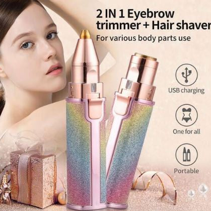 Flawless 2in1 Eyebrow Trimmer and Hair Remover