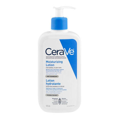 CeraVe Moisturising Lotion for dry to very dry skin, available in an 8 fluid ounce (473 ml) bottle