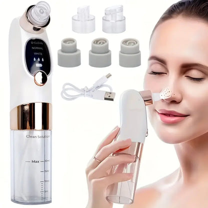 Super Micro Bubble Beauty Instrument – Rechargeable Facial Pore Cleanser & Blackhead Remover
