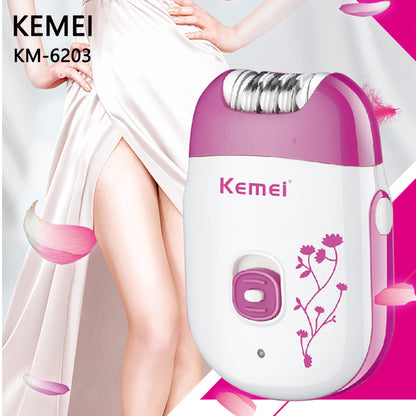Kemie  km-6203  Rechargeable Epilator Hair removal machine for Ladies