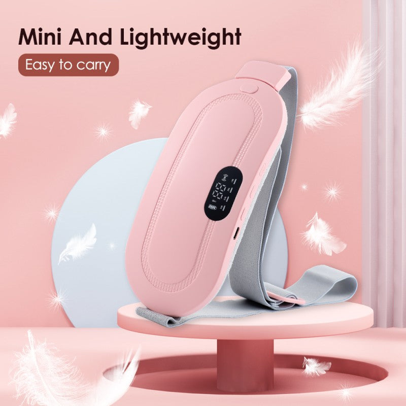 Rechargeable Period Cramp Relief Belt Portable Menstrual Fast Heating Pad Massager For Women and Girls
