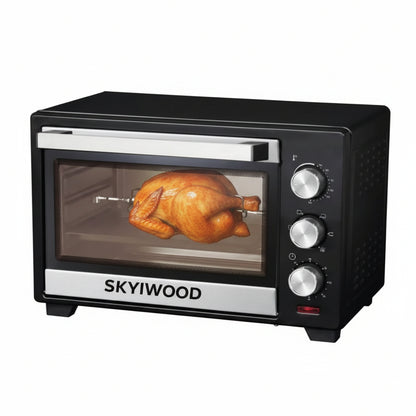 SKYIWOOD 20L Electric Oven with Rotisserie – SK20B-R (Compact All-in-One Grill, Bake & Roast)
