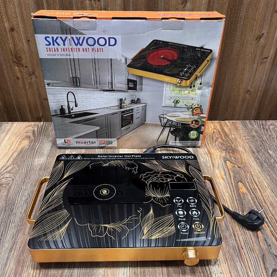 SKYWOOD Ceramic Solar Inverter  Stove  Single Hotplate - 2000W