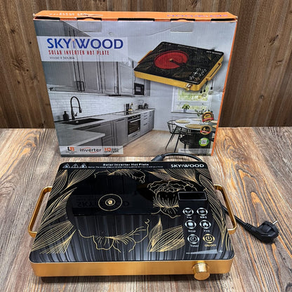 SKYWOOD Ceramic Solar Inverter  Stove  Single Hotplate - 2000W