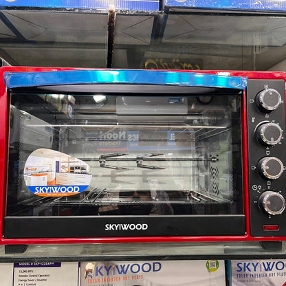SKYIWOOD 48L Electric Oven (SK48B-RC) | Convection & Rotisserie | Red Special Edition