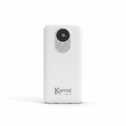 Kamal 30000mAh Heavy Duty Power Bank - 22.5W Fast Charging with Built-in Cables